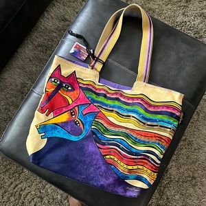 Laurel Burch Wind Spirit Native Horse XLarge Tote
